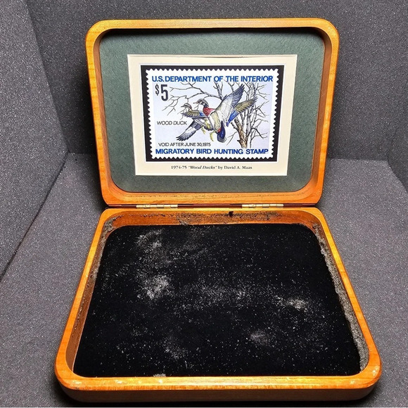 Wilderness Woods Lot Of 3 Jewelry Boxes Trinket Boxes Made In The Usa - Picture 6 of 10